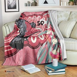 Personalised Australia Galah NAIDOC Week 2026 Blanket 50 Years of Deadly Aboriginal Art LT14