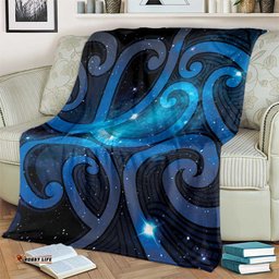 New Zealand Maori Matariki Blanket Galaxy Kowhaiwhai LT7