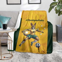 Polkinghorne Australia Matildas Blanket 2024 Thank You Polks LT14