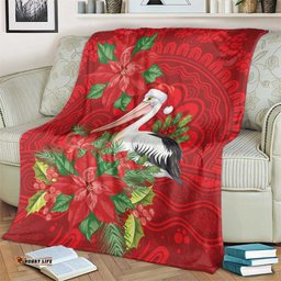 Australian Pelican Blanket Aboriginal Inspired Christmas LT9