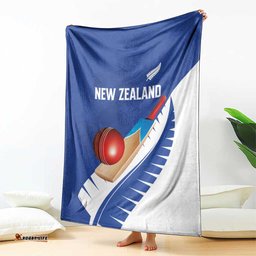 New Zealand Cricket Blanket Kiwi Birds Haka Dance Blue Fern Sporty Style LT03