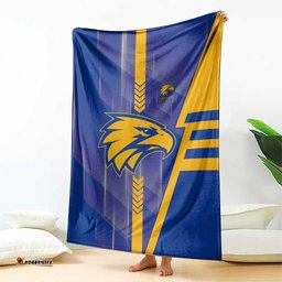 West Coast Eagles Blanket Modern Geometric Sports Graphic Style TS04