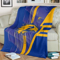 West Coast Eagles Blanket Modern Geometric Sports Graphic Style TS04