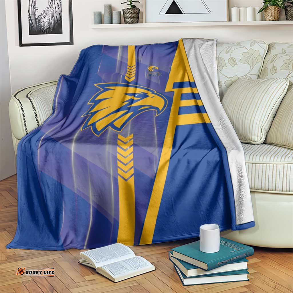 West Coast Eagles Blanket Modern Geometric Sports Graphic Style TS04