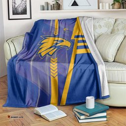 West Coast Eagles Blanket Modern Geometric Sports Graphic Style TS04