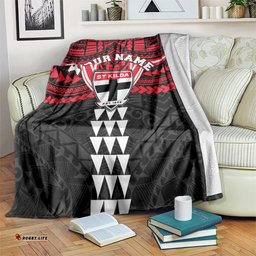 Personalized St Kilda Saints Blanket Polynesian Tribal Pattern Heritage Football TS04