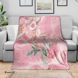 Personalized Pink Galah Fight for Hope and Healing Blanket Australias Breast Cancer Awareness LT9
