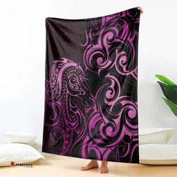 Pink Aoteara Horse Racing Blanket NZ Maori Pattern LT14