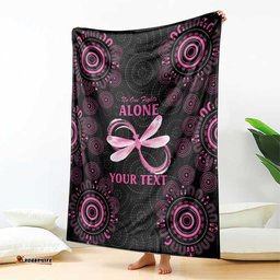 Personalized Pink Dragonfly Aboriginal of Hope Blanket Australias Breast Cancer Awareness LT9