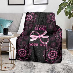 Personalized Pink Dragonfly Aboriginal of Hope Blanket Australias Breast Cancer Awareness LT9