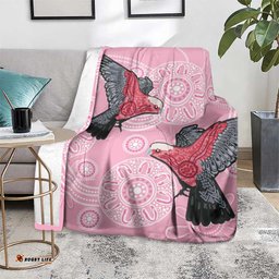 Pink Galah Aussie Aboriginal Blanket Soaring High LT7