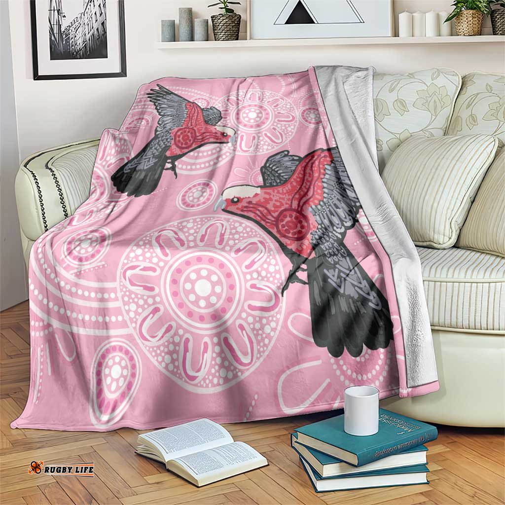 Pink Galah Aussie Aboriginal Blanket Soaring High LT7