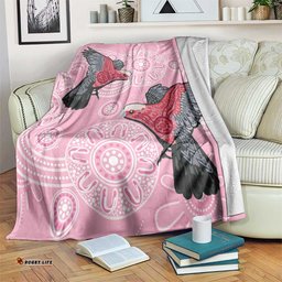 Pink Galah Aussie Aboriginal Blanket Soaring High LT7