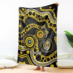 Richmond NAIDOC Week 2026 Personalised Blanket 50 Years of Deadly Aboriginal Art LT14
