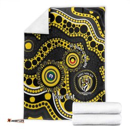 Richmond NAIDOC Week 2026 Personalised Blanket 50 Years of Deadly Aboriginal Art LT14
