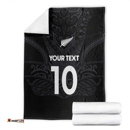 Custom Aotearoa Rugby Blanket The Blacks-Sporty T90 Style LT03