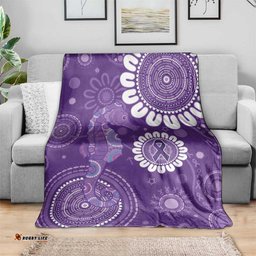 Sea Horse Australia Epilepsy Awareness Blanket LT9