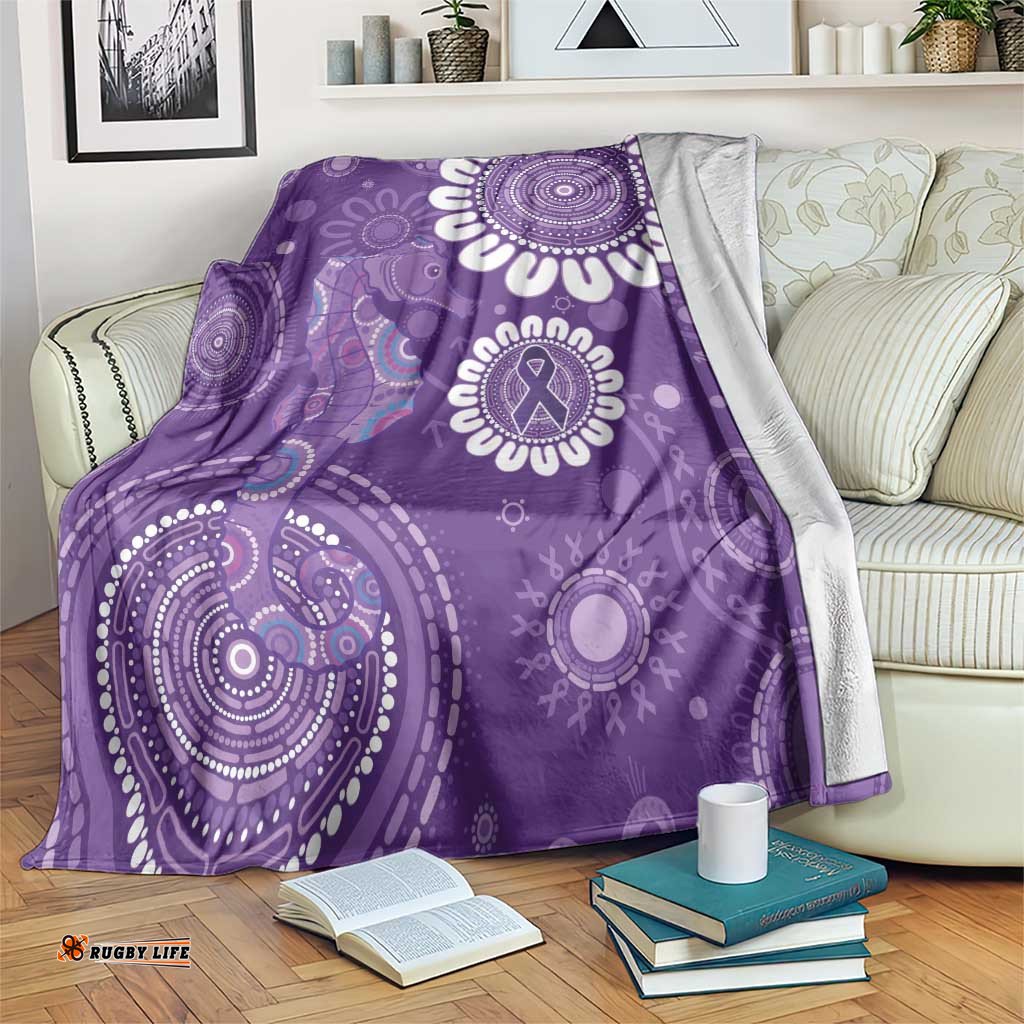 Sea Horse Australia Epilepsy Awareness Blanket LT9