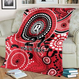 Renegades Cricket Custom Blanket Australian Aboriginal LT9