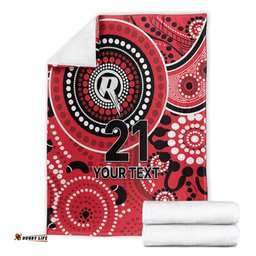 Renegades Cricket Custom Blanket Australian Aboriginal LT9