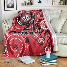 Renegades Cricket Custom Blanket Australian Aboriginal LT9