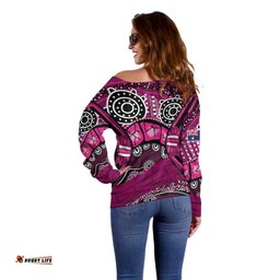 Australia Queensland Audax at Fidelis Off Shoulder Sweater LT9