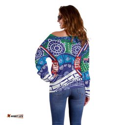 Australia New South Wales Off Shoulder Sweater NSW Orta Recens Quam Pura Nites LT9