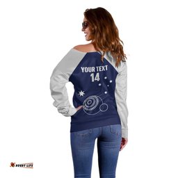 Custom Victoria Bowls Australia Off Shoulder Sweater Go Champions Garden State LT14