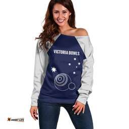 Custom Victoria Bowls Australia Off Shoulder Sweater Go Champions Garden State LT14