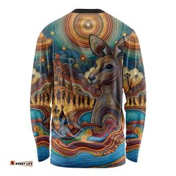 Aboriginal Dreamtime Stories Land Long Sleeve Shirt LT9