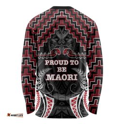 Aotearoa Long Sleeve Shirt Proud To Be Maori LT05