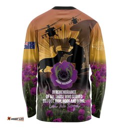 Animal War Heroes Australia ANZAC Day Long Sleeve Shirt We Will Always Remember Them LT14