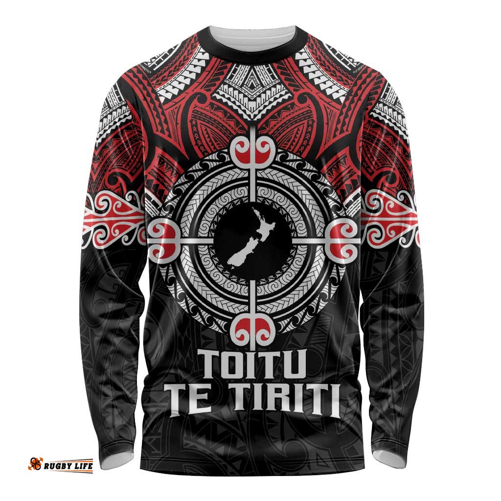 Aotearoa Proud To Be Maori Long Sleeve Shirt New Zealand Fight Together LT9