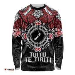 Aotearoa Proud To Be Maori Long Sleeve Shirt New Zealand Fight Together LT9