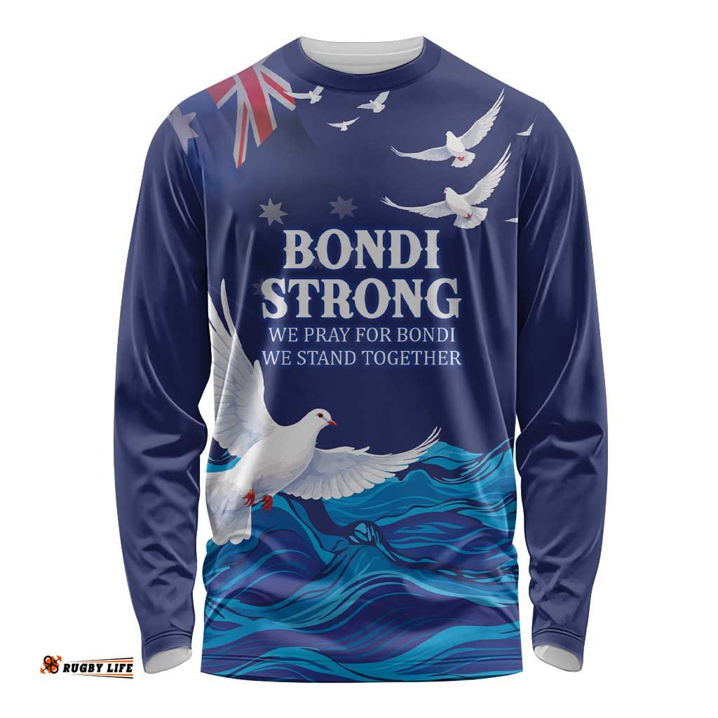 Bondi Beach Pray For Australia Personalised Long Sleeve Shirt LT9