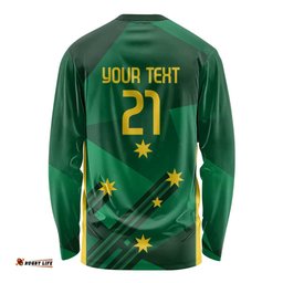 Australia Kangaroo Custom Long Sleeve Shirt Aussie National Color Sporty Pattern LT9