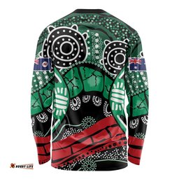 Australia Tasmania State Long Sleeve Shirt Ubertas et Fidelitas LT9