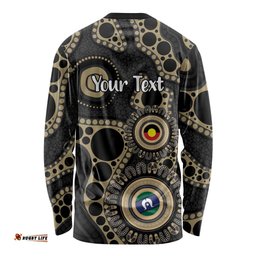Collingwood NAIDOC Week 2026 Personalised Long Sleeve Shirt 50 Years of Deadly Aboriginal Art LT14