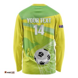 Custom Australia Soccer 2026 Long Sleeve Shirt Come On Matildas LT14