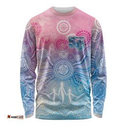 Australia NAIDOC Week 2026 50 Years Deadly Long Sleeve Shirt Celestial Glows LT7