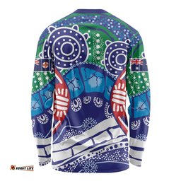 Australia New South Wales Long Sleeve Shirt NSW Orta Recens Quam Pura Nites LT9