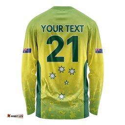 Australian Kangaroo Lawn Bowls Custom Long Sleeve Shirt Aussie Minimalist Style LT9
