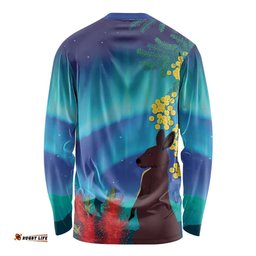 Australia Northern Lights Scenery Long Sleeve Shirt LT7