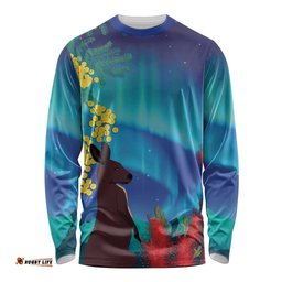Australia Northern Lights Scenery Long Sleeve Shirt LT7