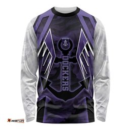 Custom Fremantle Football Long Sleeve Shirt Dockers Anchor Sporty Style DT05