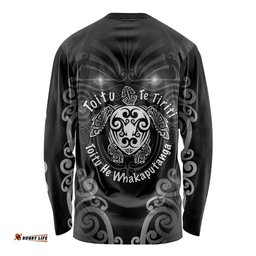 Aotearoa Toitu Te Tiriti Long Sleeve Shirt Ka Mua Ka Muri LT05
