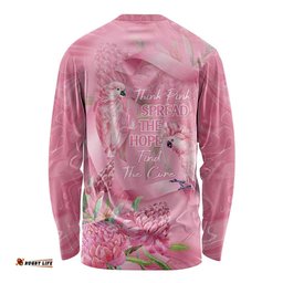 Australia Breast Cancer Awareness Long Sleeve Shirt Think Pink Cockatoos Ribbon LT14