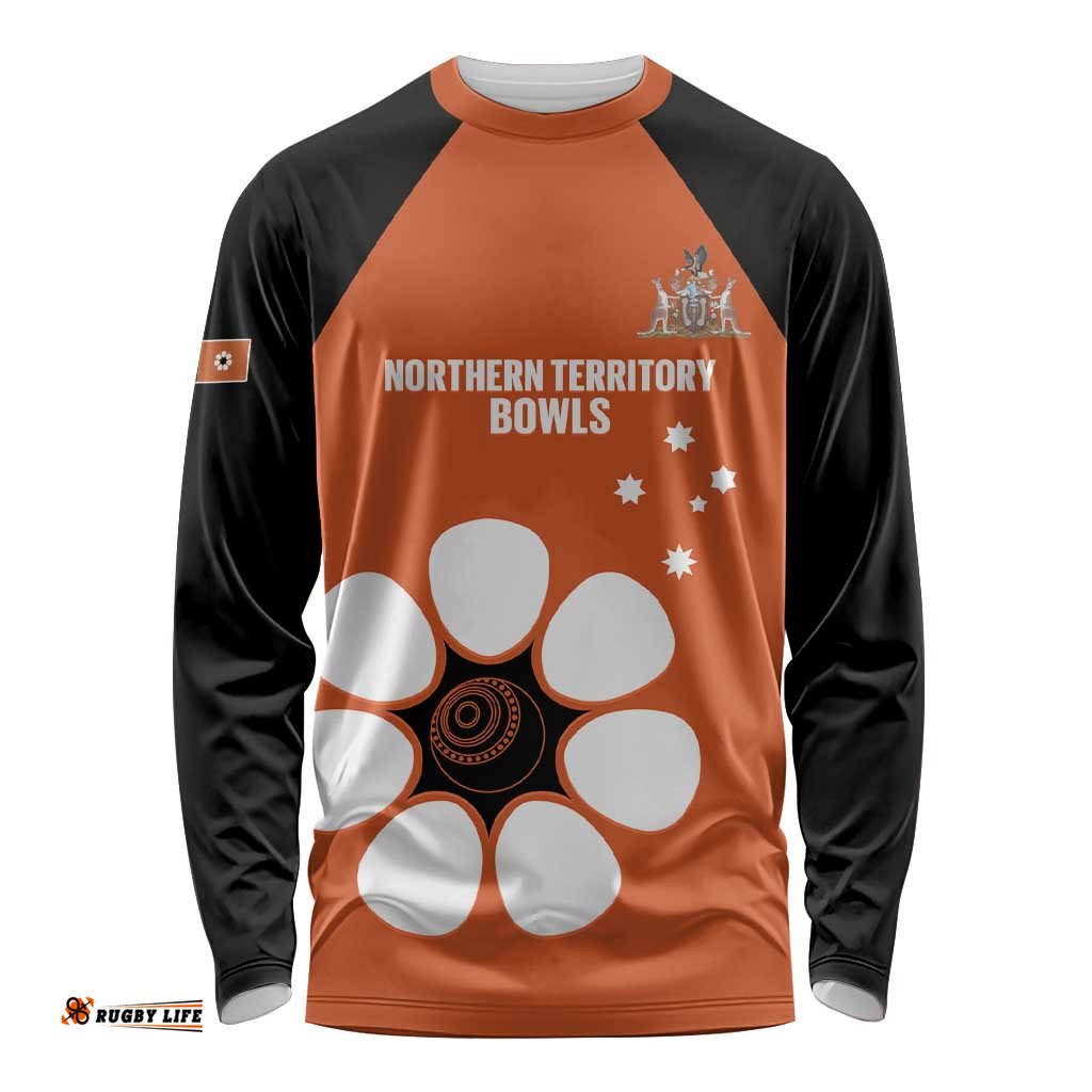 Custom Northern Territory Bowls Australia Long Sleeve Shirt Go Champions Sporty Style LT14