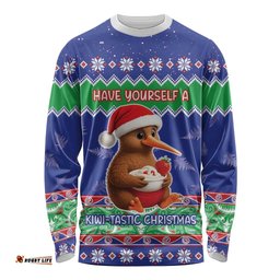 New Zealand Christmas Long Sleeve Shirt Have Yourself A Kiwi-tastic Christmas LT05