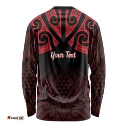 Personalised Keep Maori Wards New Zealand Long Sleeve Shirt Stronger Together Aotearoa Taniko LT14